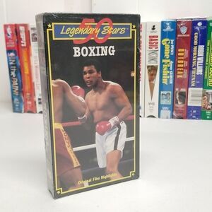 VHS LEGENDARY STARS ALI BRAND NEW SEALED 1991